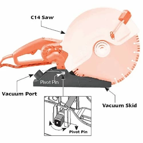 Diamond Products Vaccum Skid Attachment For C14 Cut-Off Saw 6078496 3 Diamond Products Vaccum Skid Attachment For C14 Cut-Off Saw 6078496 - Image 3