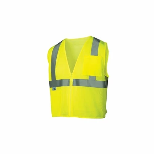 Pyramex Safety Pyramex Class 2 Hi-Viz Safety Vest Mesh 2 Pocket Zipper RVZ2110 1 Pyramex Safety Pyramex Class 2 Hi-Viz Safety Vest Mesh 2 Pocket Zipper RVZ2110