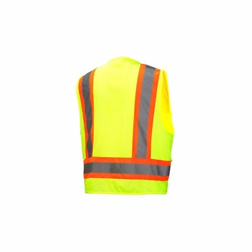 Pyramex Safety Pyramex Class 2 Hi-Vis Safety Vest Solid 8 Pocket Zipper RVZ2410 4 Pyramex Safety Pyramex Class 2 Hi-Vis Safety Vest Solid 8 Pocket Zipper RVZ2410 - Image 4