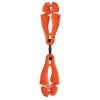 Ergodyne Work Gear Ergodyne Squids 3420 Swiveling Glove Clip Holder - Orange Dual Clips 19418