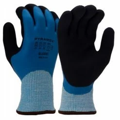 Pyramex Safety Pyramex Insulated A5 Full Dip Sandy Latex Gloves (Pair) GL506C