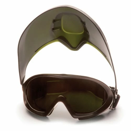 Pyramex Safety Pyramex Capstone Green Tinted Face Shield With IR5 H2X Anti-Fog Lens Goggle GG504TSHIELDIR5 2 Pyramex Safety Pyramex Capstone Green Tinted Face Shield With IR5 H2X Anti-Fog Lens Goggle GG504TSHIELDIR5 - Image 2