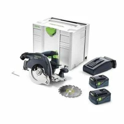 Festool 18V Cordless Track Saw HKC 55 Li EBI-Plus US (5.2Ah) Kit 576167