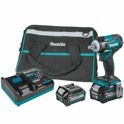 Makita Tools Makita 40V Max XGT 1/2" Square Drive Impact Wrench W/ Friction Ring Anvil (2.5Ah) Kit GWT04D