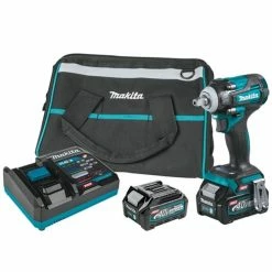 Makita Tools Makita 40V Max XGT 1/2" Square Drive Impact Wrench W/ Detent Anvil (2.5Ah) Kit GWT05D