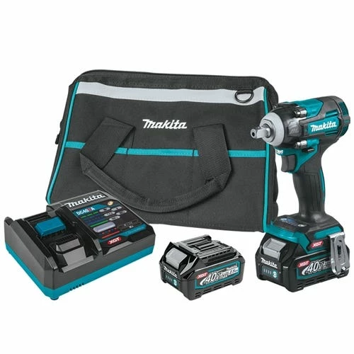 Makita Tools Makita 40V Max XGT 1/2" Square Drive Impact Wrench W/ Detent Anvil (2.5Ah) Kit GWT05D 1 Makita Tools Makita 40V Max XGT 1/2" Square Drive Impact Wrench W/ Detent Anvil (2.5Ah) Kit GWT05D