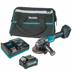 Makita Tools Makita 40V Max XGT 5" Angle Grinder W/ Electric Brake (4.0Ah) Kit GAG01M1