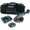 Makita Tools Makita 40V Max XGT 7 / 9" Paddle Switch Angle Grinder AWS Capable W/ Electric Brake (4.0Ah) Kit GAG10M1