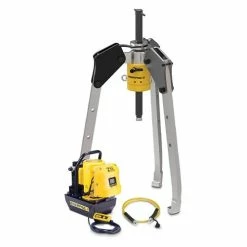 Enerpac 100 Ton Hydraulic Sync Grip Puller Set W/ 115V Electric Pump GPS100EB
