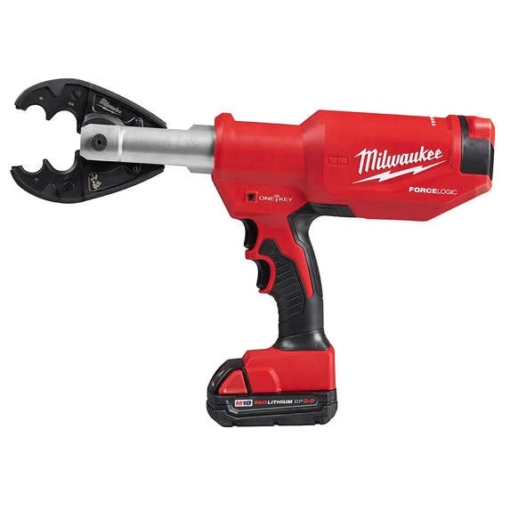 Milwaukee Tools Milwaukee M18 FORCE LOGIC 6T Pistol Utility Crimper O-D3 Kit 2977-22O 2 Milwaukee Tools Milwaukee M18 FORCE LOGIC 6T Pistol Utility Crimper O-D3 Kit 2977-22O - Image 2