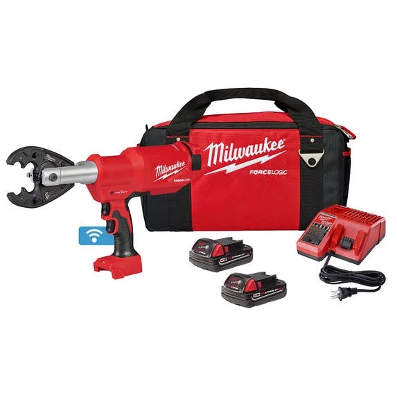 Milwaukee Tools Milwaukee M18 FORCE LOGIC 6T Pistol Utility Crimper O-D3 Kit 2977-22O 1 Milwaukee Tools Milwaukee M18 FORCE LOGIC 6T Pistol Utility Crimper O-D3 Kit 2977-22O