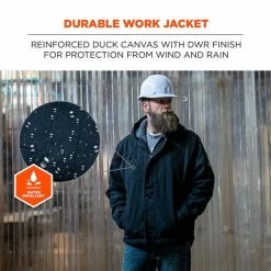 Ergodyne Work Gear Ergodyne N-Ferno 6468 Heavy-Duty Duck Canvas Sherpa Lined Water Resistant Work Jacket 4123 -Cheap Cordless Tools Store 4123 3 hbhi7nb8oegsg21c