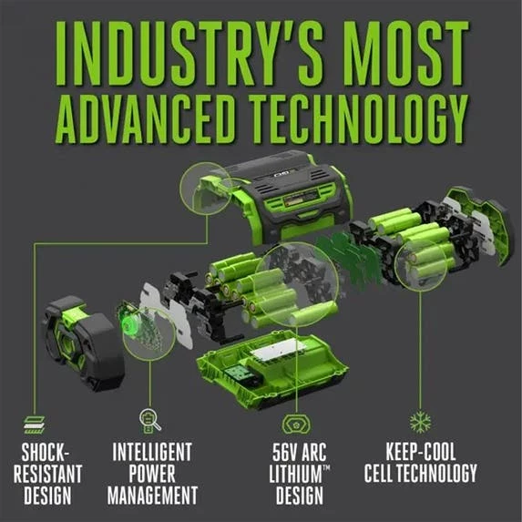 Ego Power Equipment EGO Power+ 4.0Ah ARC 56V Lithium Battery BA2242T 4 Ego Power Equipment EGO Power+ 4.0Ah ARC 56V Lithium Battery BA2242T - Image 4