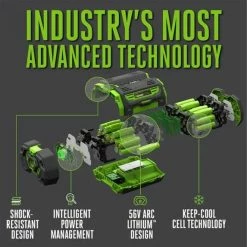 Ego Power Equipment EGO Power+ 12.0Ah ARC 56V Lithium Battery (2 Pack) BA6720T-2 -Cheap Cordless Tools Store ba2242t d 1