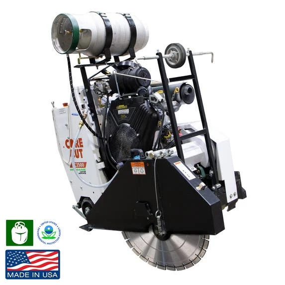 Diamond Products 30" Propane CORE CUT 35HP Walk-Behind Concrete Saw CC3535JBVP-30 1 Diamond Products 30" Propane CORE CUT 35HP Walk-Behind Concrete Saw CC3535JBVP-30
