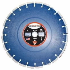 Diamond Products 26" X .250 X 1" Pro Blue Cured Concrete Wet Blade C51WTXM