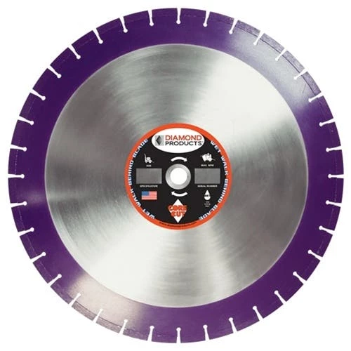 Diamond Products 24" X .155 X 1" Imperial Purple Cured Concrete Wet Blade 36814 6 Diamond Products 24" X .155 X 1" Imperial Purple Cured Concrete Wet Blade 36814 -Cheap Cordless Tools Store