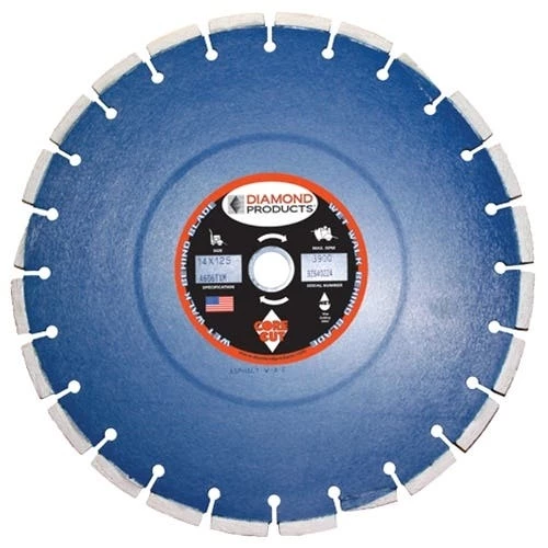 Diamond Products 42" X .220 X 1" Pro Blue Cured Concrete Wet Blade C51WTX 1 Diamond Products 42" X .220 X 1" Pro Blue Cured Concrete Wet Blade C51WTX