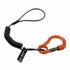 Ergodyne Work Gear Ergodyne Squids 3156 Coil Tool Lanyard W/ Single Carabiner - 2lbs 19161
