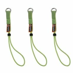 Ergodyne Work Gear Ergodyne Elastic Loop Tool Tails Standard Lime (60 Pack) 3703