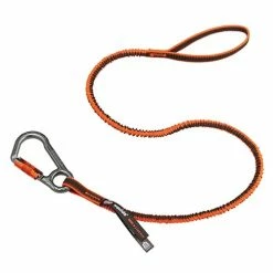 Ergodyne Work Gear Ergodyne Squids 3108F(x) Tool Lanyard Single Locking Carabiner - 15lbs 19808