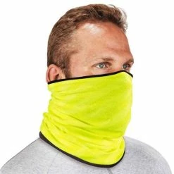 Ergodyne Work Gear Ergodyne N-Ferno 6491 Reversible Thermal Multi Band Fleece / Polyester Hi-Vis Lime 42320