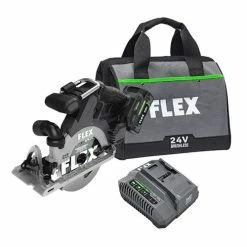 Flex Power Tools Flex 24V 6-1/2" In-Line Circular Saw Kit (5.0Ah) FX2131A-1C