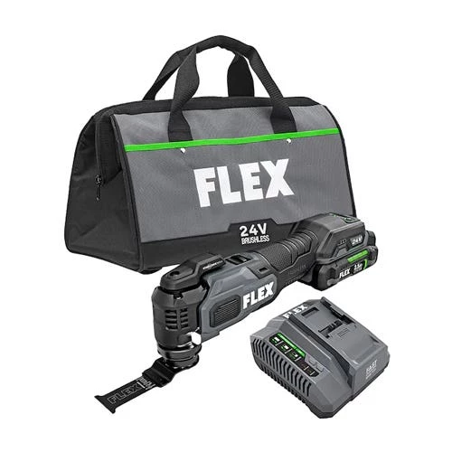 Flex Power Tools Flex 24V Oscillating Multi-Tool Starlock Kit (2.5Ah) FX4111-1A 1 Flex Power Tools Flex 24V Oscillating Multi-Tool Starlock Kit (2.5Ah) FX4111-1A