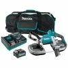 Makita Tools Makita 40V Max XGT Brushless Cordless Deep Cut Portable Band Saw (4.0Ah) Kit GBP01M1