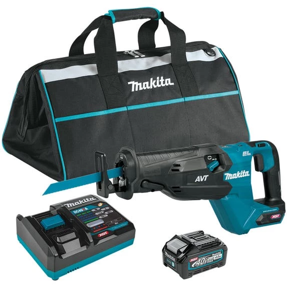 Makita Tools Makita 40V Max XGT Brushless Cordless AVT Orbital Reciprocating Saw (4.0Ah) Kit GRJ02M1 1 Makita Tools Makita 40V Max XGT Brushless Cordless AVT Orbital Reciprocating Saw (4.0Ah) Kit GRJ02M1