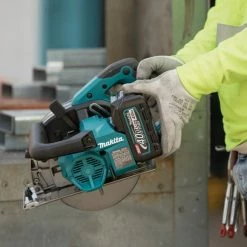 Makita Tools Makita 40V Max XGT Brushless Cordless 7‑1/4" Metal Cutting Saw Kit W/ Electric Brake And Chip Collector (4.0Ah) GSC01M1 -Cheap Cordless Tools Store gsc01m1 4