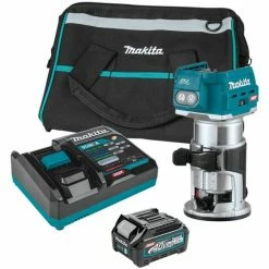 Makita Tools Makita 40V Max XGT Brushless Cordless Compact Router Kit (2.5Ah) GTR01D1