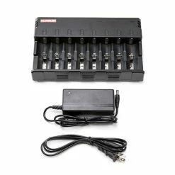 Illumagear Halo 8-Bay Universal Li-Ion Battery Charger KLGC-01B-01