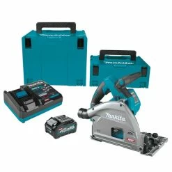 Makita Tools Makita 40V Max XGT Brushless Cordless 6-1/2" Plunge Circular Saw Kit, AWS Capable (with 4.0Ah Battery) GPS01M1J