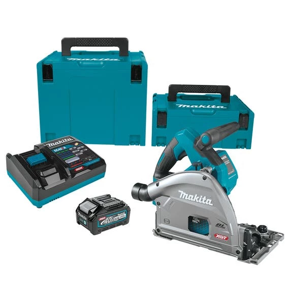 Makita Tools Makita 40V Max XGT Brushless Cordless 6-1/2" Plunge Circular Saw Kit, AWS Capable (with 4.0Ah Battery) GPS01M1J 1 Makita Tools Makita 40V Max XGT Brushless Cordless 6-1/2" Plunge Circular Saw Kit, AWS Capable (with 4.0Ah Battery) GPS01M1J