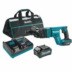 Makita Tools Makita 40V Max XGT® Brushless Cordless 1-1/8" AVT® Rotary Hammer (D-Handle) Kit, Accepts SDS-PLUS Bits, AFT®, AWS® Capable (4.0 Ah)