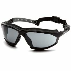 Pyramex Safety Pyramex Isotope Gray H2MAX Anti-Fog Lens With Black Frame GB9420STM