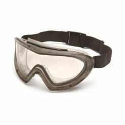 Pyramex Safety Pyramex Capstone Gray Direct/Indirect Goggle With Clear Anti-Fog Lens GG504T