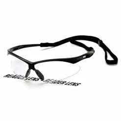 Pyramex Safety Pyramex PMXTREME Readers 2.0 Clear Lens With Black Frame And Cord SB6310SPR20