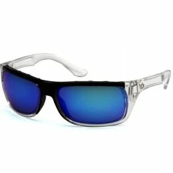 Pyramex Safety Pyramex Venture Gear Vallejo Ice Blue Mirror Anti-Fog Lens With Clear Frame VGSC965T