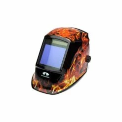 Pyramex Safety Pyramex Leadhead Flame Decorated Auto Darkening Welding Helmet WHAM3030FL