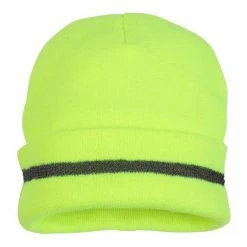 Pyramex Safety Pyramex Reflective Hi-Vis Lime One Size Knit Cap RH110
