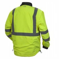 Pyramex Safety Pyramex Class 3 Hi-Vis 4-in-1 Reversible Windbreaker Jacket RJR3410 -Cheap Cordless Tools Store rjr3410 2 1 7