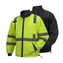 Pyramex Safety Pyramex Class 3 Hi-Vis 4-in-1 Reversible Windbreaker Jacket RJR3410
