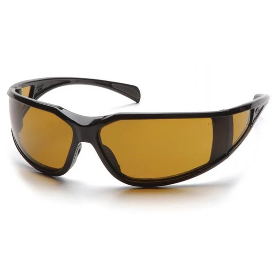 Pyramex Safety Pyramex Shooter's Amber Anti-Fog Lens & Black Frame Glasses SB5133DT 1 Pyramex Safety Pyramex Shooter's Amber Anti-Fog Lens & Black Frame Glasses SB5133DT